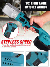 Cordless 350-500nm Electric Ratchet Wrench Right Angle 12 For Makita 18-21v