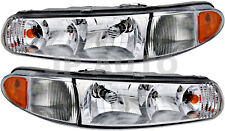For 1997-2005 Buick Century Headlight Halogen Set Driver And Passenger Side