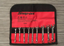 New Snap On Tools 9pc 6-point Midget Sae Combo Wrench Set Oxi709sbk Sealed
