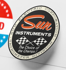 Sun Racing Drag Vintage Style Decal Vinyl Sticker Racing Hot Rod Rat Rod