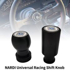 Universal Nardi Gear Shift Knob Aluminum Leather Manual Automatic Shift Lever