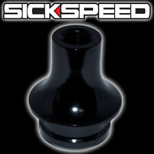 Black Shift Knob Boot Retaineradapter For Manual Gear Shifter Lever 12x1.25 B