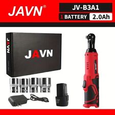 Javn 12v Cordless Electric Wrench 45nm 38 Ratchet Wrench Removal Screw Nut