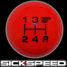 Redblack Fing Fast Shift Knob For 5 Rdr Speed Short Throw Shifter 12x1.75 K05