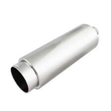 Dc Sports Universal Stainless Straight Tip Muffler 2 Inlet 4 Outlet