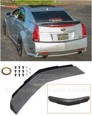 For 09-15 Cadillac Cts-v Sedan Carbon Fiber Rear Trunk Wing Wickerbill Spoiler