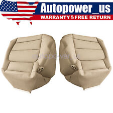 For 2001-2003 Ford F150 Lariat Xl Driver Passenger Bottom Leather Seat Cover Tan