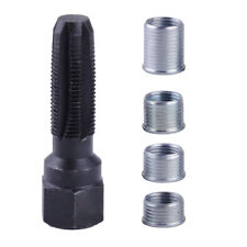 M14 X 1.25 Spark Plug Helicoil Thread Reamer Tap Repair Kit With 4 Inserts