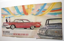 1960 Chrysler New Yorker Red 2-door Coupe 2-page Vintage Print Ad