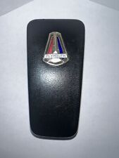 Vintage Plymouth Hard Key Case Key Chain Hinged Leather Trainer Accessory Coffin