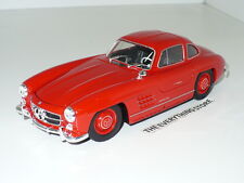 Welly Mercedes Benz 300 Sl Gull Wing Doors 124 Bright Red Free Ship