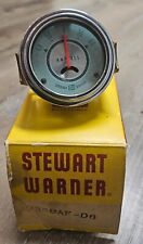 Vintage 1960s Stewart Warner Green Face Muscle Car Amp Gauge Nos 60amp