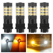 For Chevy Silverado1500 2500 Whiteamber Switchback Led Turn Signal Light Bulb 4