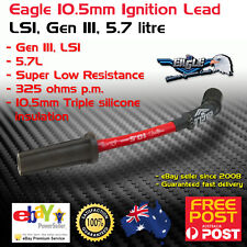 Eagle 10.5mm Ignition Spark Plug Leads Fits Holden Ls1 5.7 Single Black Lead
