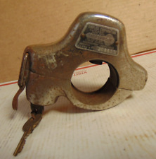 1920s Vintage Simplex Theftproof Automobile Steering Wheel Column Lock Original