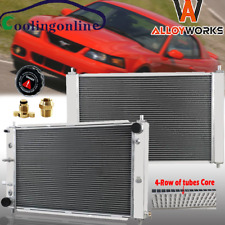 Radiator 4 Core For 97-04 99 01 02 03 Ford Mustang Equipado Gt Mach Svt Cobra V8