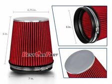Red Short 6 152mm Inlet Truck Air Intake Cone Replacement Dry Air Filter