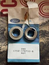 Lot Of 2 Nos 1968 Ford Mustang Shelby Gt Remote Mirror Nuts C7sz-17b732-b