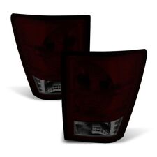 Fit Jeep 07-10 Grand Cherokee Red Smoke Replacement Tail Brake Lights Pair Set