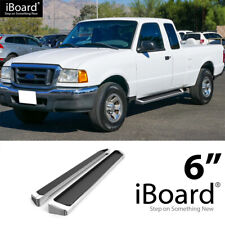 Running Board Style Side Step 6in Fit Ford Ranger Mazda B Super Cab 2dr 98-11