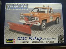 Revell Gmc Pickup With Snow Plow Kit 7222 Factory Sealed