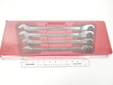 Snap On Tools New Oxr704 4pc 12pt Sae 0 Offset Ratcheting Wrench Set 1316-1
