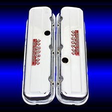 Tall Valve Covers Fits Big Block Chevy 396 Engines 396 Hp Emblems Chrome