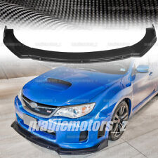 For Subaru Impreza Wrx Sti 2011-14 Front Lip Splitter Spoiler Carbon Fiber Look