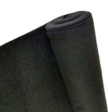 5 Yards Black Upholstery Un-backed Trim Automotive Carpet 40x 15ft Durable