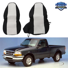 6040 Highback Front Seat Covers Blackgray Center For 98-2002 2003 Ford Ranger