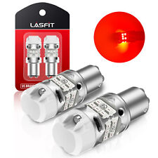 Lasfit Red 1157 Canbus Error Free Led Turn Signal Tail Stop Brake Light Bulbs