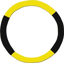 Yellow Black Steering Wheel Cover - Like Seat Covers - Or Choose Colors