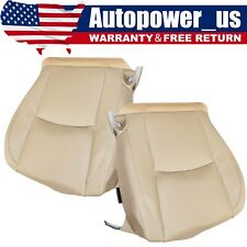 For 2003-2009 Lexus Rx330 Rx350 Rx400 Both Side Bottom Leather Seat Cover Tan