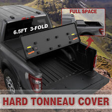 6.46.5ft 3-fold Hard Truck Bed Tonneau Cover For 02-23 Dodge Ram 1500 2500 3500