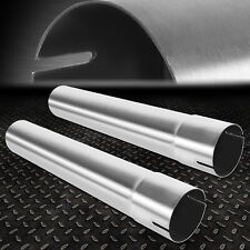 2pcs 2.5 Inch Custom 18 L Polished Stainless Steel Straight Exhaust Pipe Tube