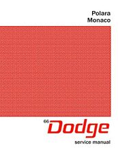 1966 Dodge Polara Monaco Shop Manual