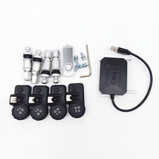 Car Tpms Usb Tire Pressure Monitor System 4 Sensors For Android Radio Dvd Player