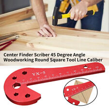 Center Finder Scriber Degree Angle Woodworking Roundsquare Tool Line Caliber