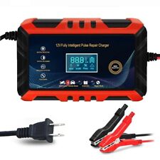 Car Battery Charger 1224v Intelligent Automatic Pulse Repair Starter Agmgel