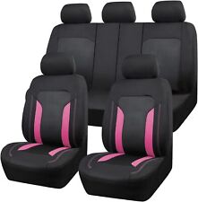 For Jeep Car Seat Cover Polyester Mesh Front Rear Full Set Protectors Cushion