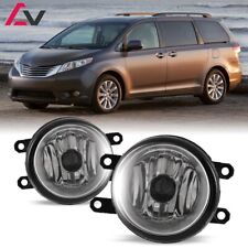 For Toyota Sienna 2011-2017 Clear Lens Pair Bumper Fog Light Lamps Replacement