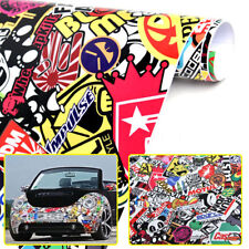 Cartoon 20 X 30 Rock Panda Graffiti Car Sticker Bomb Wrap Sheet Decal Sticker