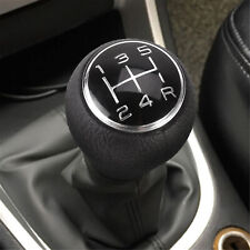 5 Speed Black Car Manual Shift Knob Gear Stick Shifter Lever Leather Universal