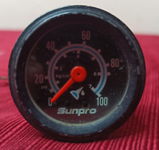 Vintage Sunpro 1.5 Inch Small Oil Pressure Gauge - Untested