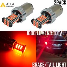 Alla Lighting 30-led 1157 Brakestop Tail Light Bulb Lamp Bright Red Replacement