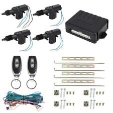 4 Door Power Central Lock Kit With 2 Keyless Entry Car Remote Control Conversion