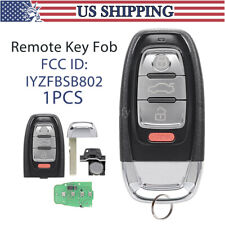Replacement For Audi A4 A5 Q5 A6 S4 S5 S6 Keyless Remote Car Key Fob Iyzfbsb802