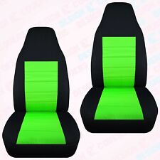 Front Set Car Seat Covers Fits Fiat 124 Spider Roadster 2017 To 2020 Two Tone