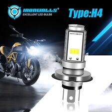 H4 9003 Hb2 Led Motorcycle Headlight Bulb Kit Hid Hilow Beam 6000k Super Bright