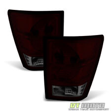 Blk Tinted 2007-2010 Jeep Grand Cherokee Tail Lights Brake Lamps Aftermarket Set